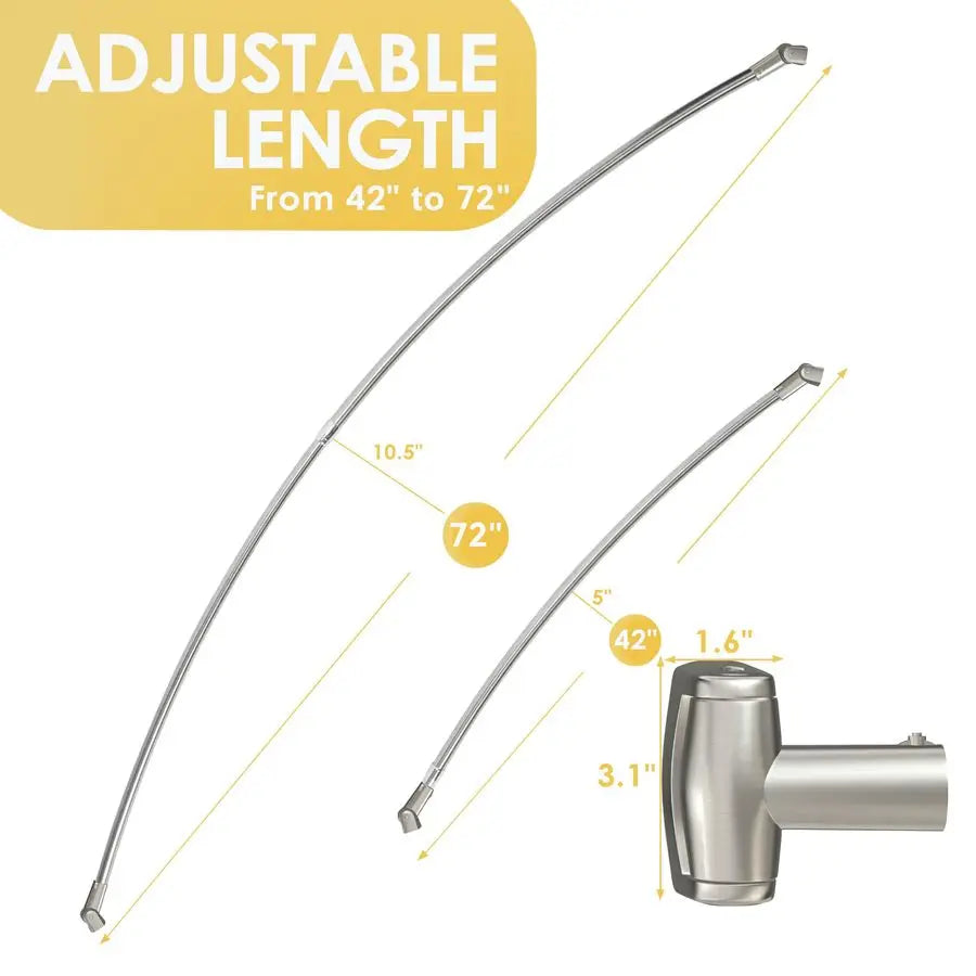 Curved Shower Rod