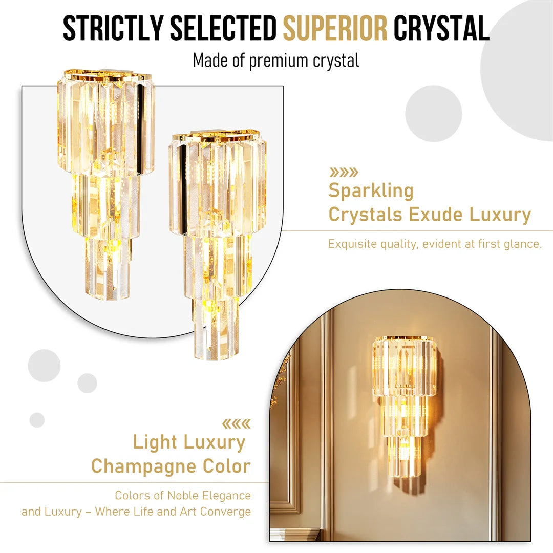 Modern Crystal Wall Lamp