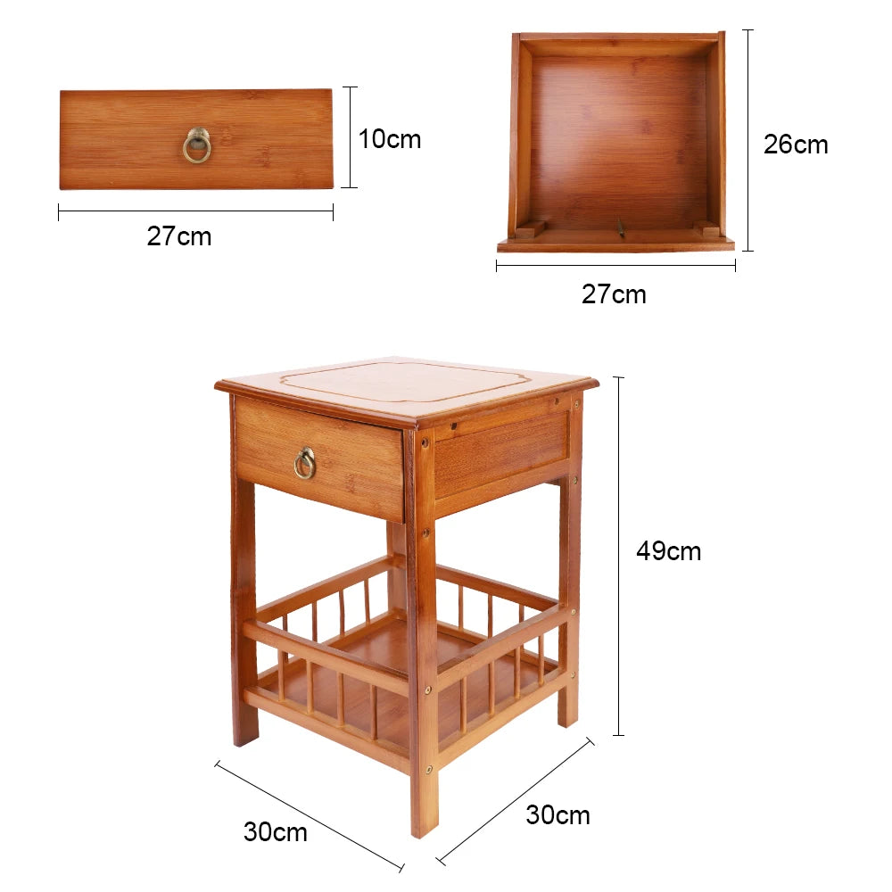 Bamboo Bedside Table