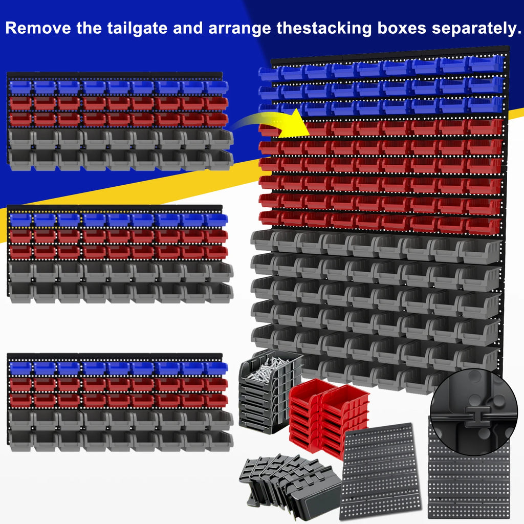 Wall-Mounted Tool Organizer System