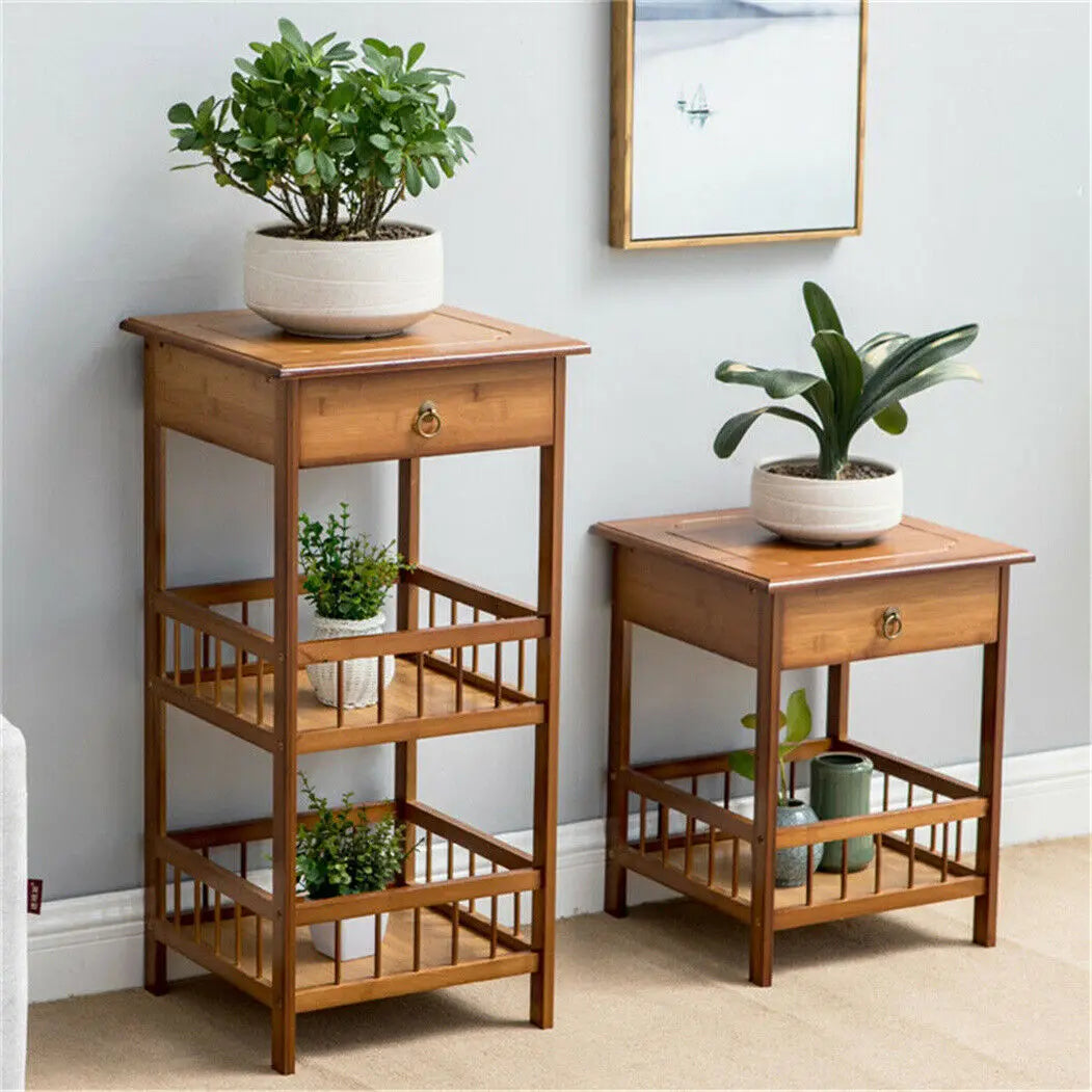 Bamboo Bedside Table