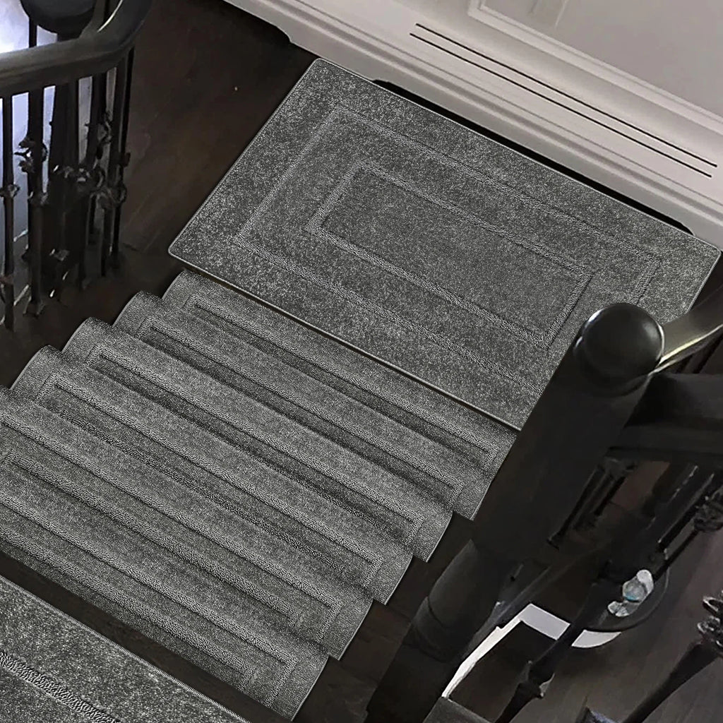 Carpet Stair Treads Set -Non-Slip