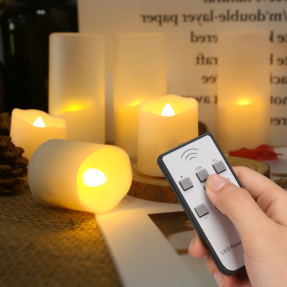 Flameless Flickering Battery Operated Tea Light Candles