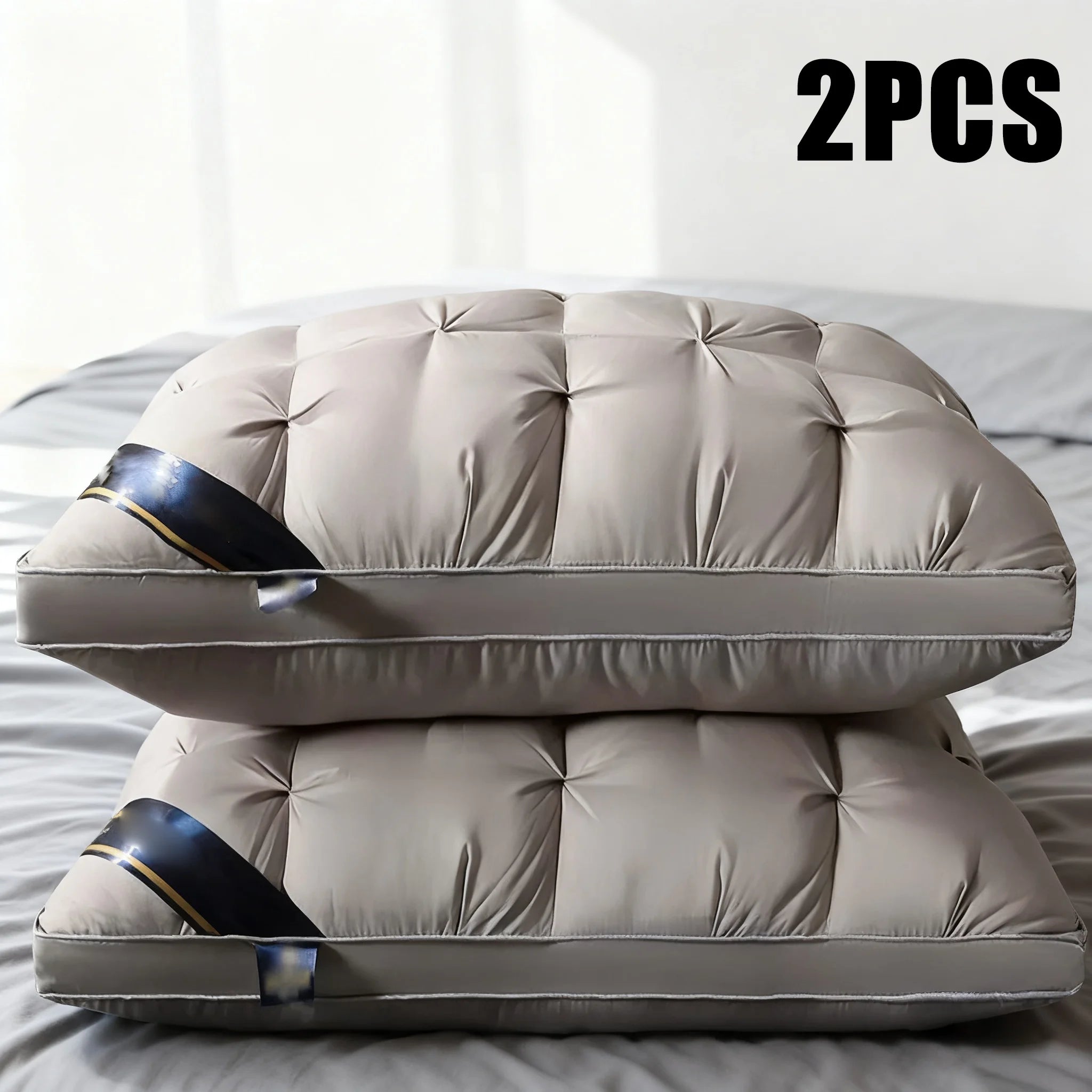 2PCS Pillow Set, Soft Support Pillows