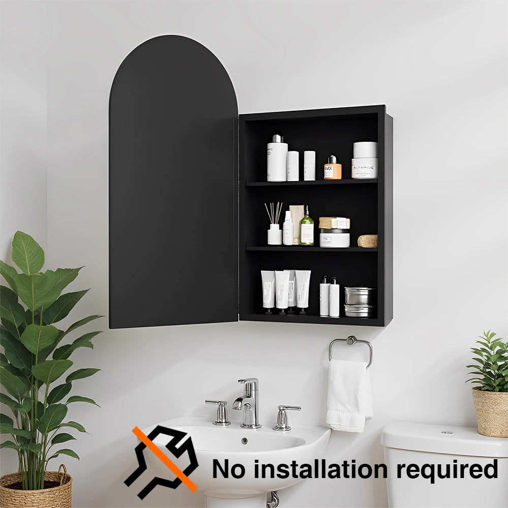 Round Bathroom Cabinet Mirror