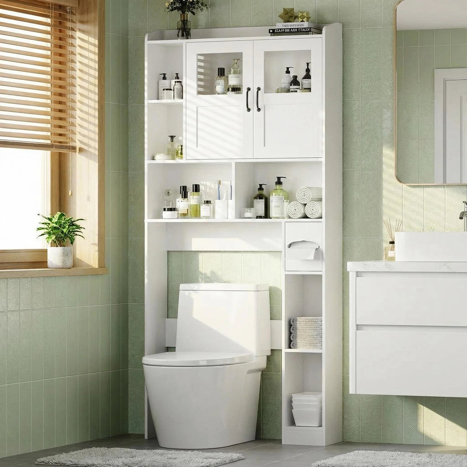 Over Toilet Storage Cabinet