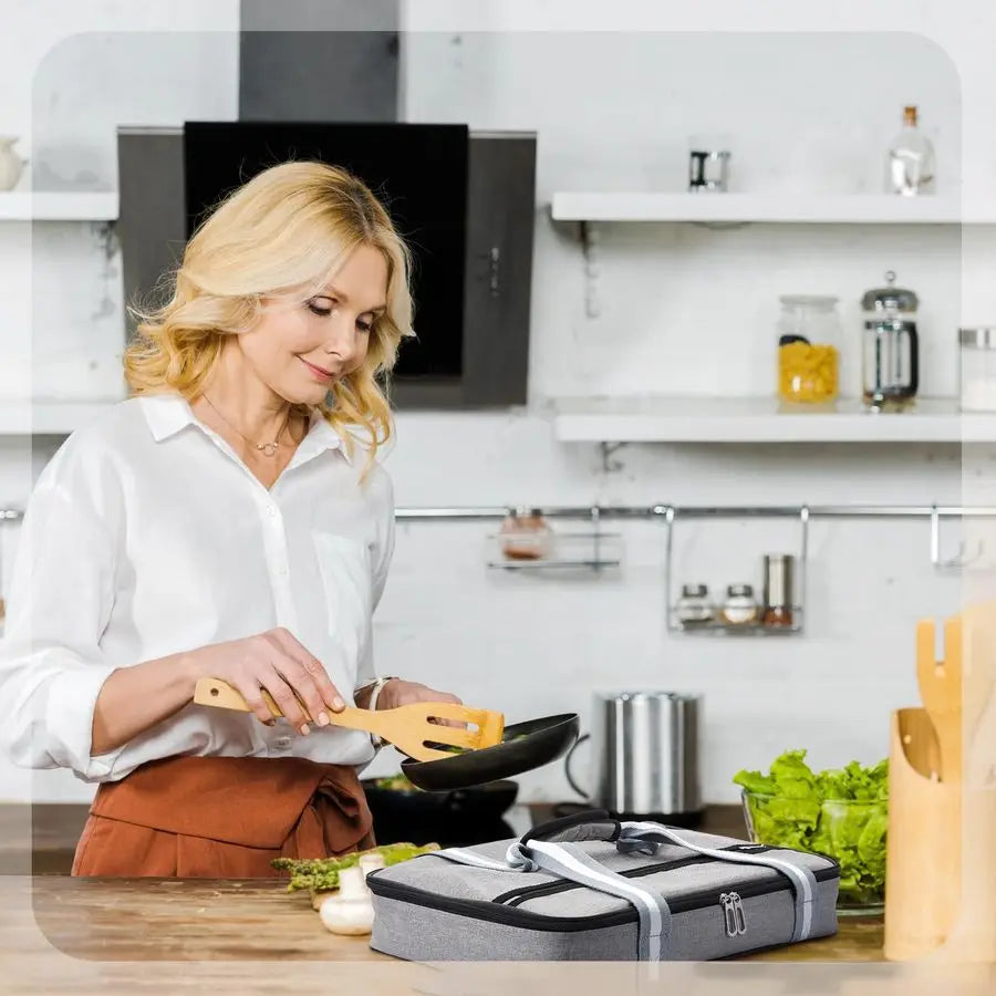 Baking Dish with Lid Glass Casserole with Carrier