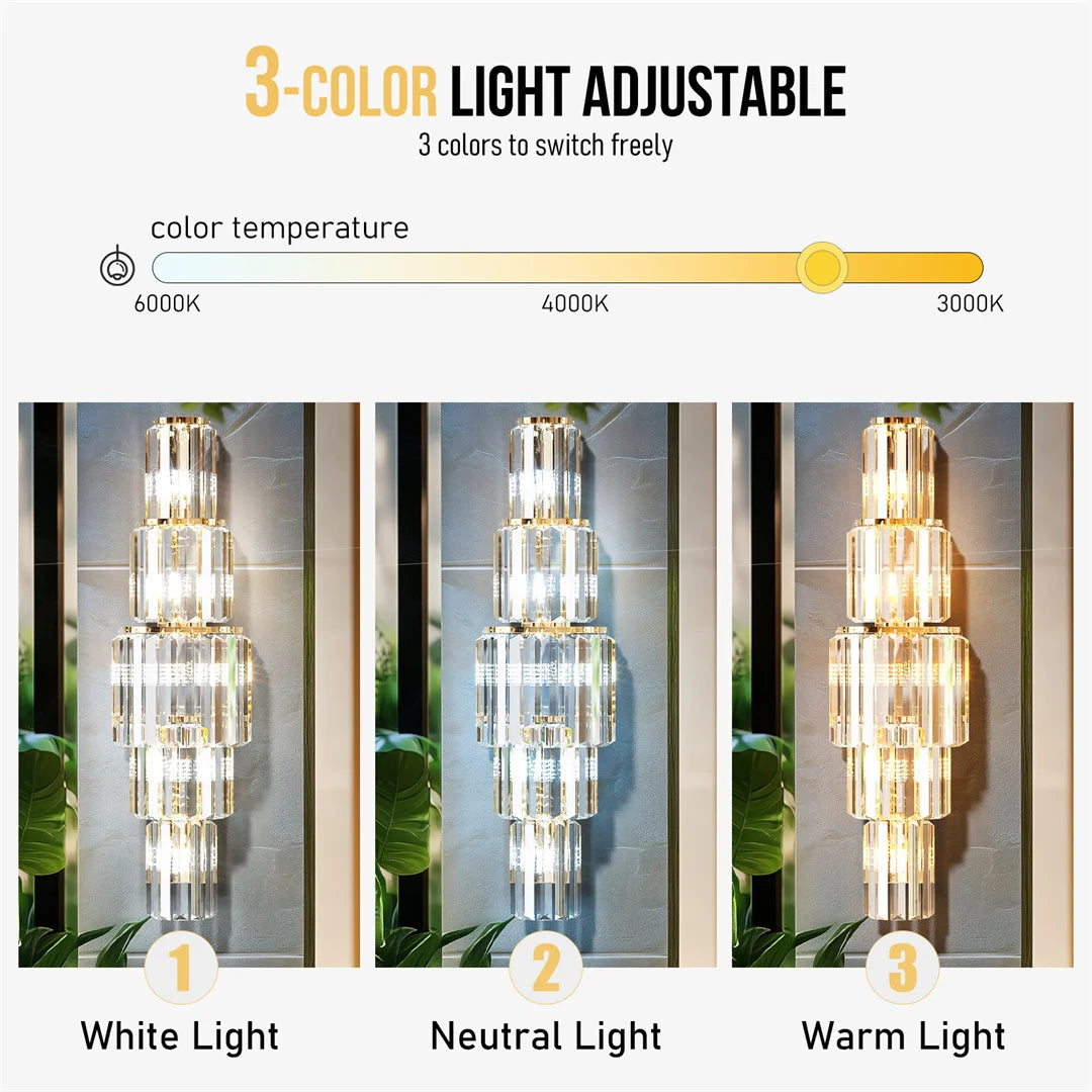 Modern Crystal Wall Lamp