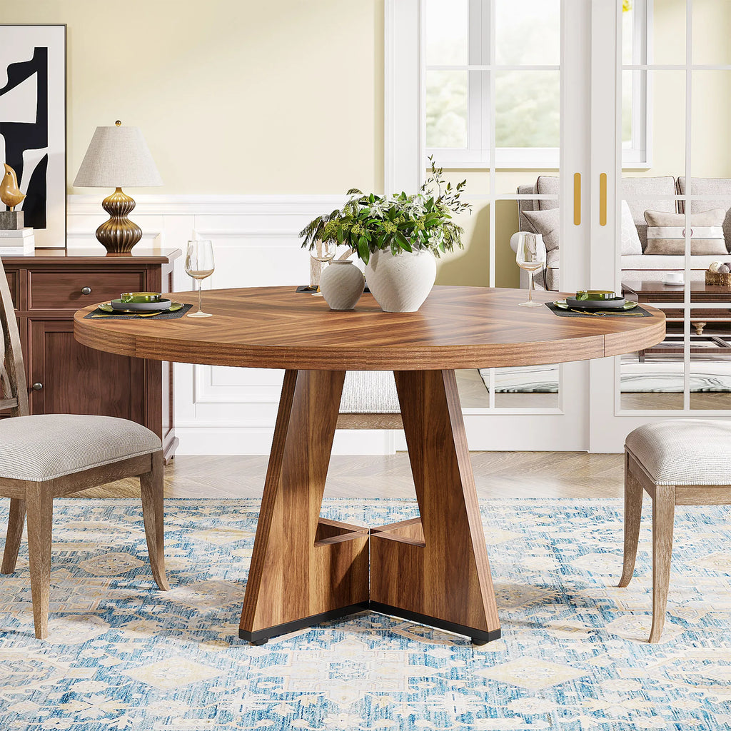 Round Dining Table for 4