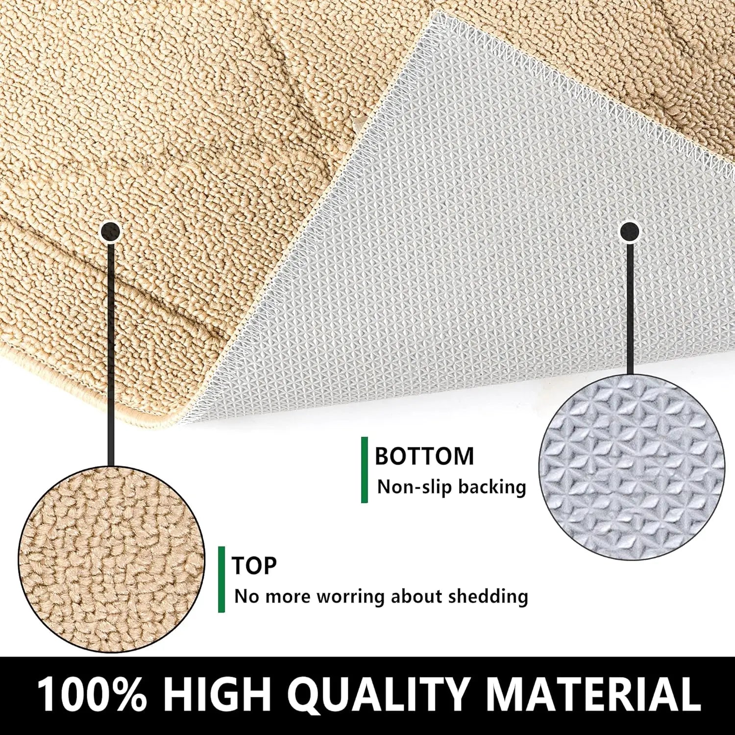 Rubber Backing Non Slip Mats