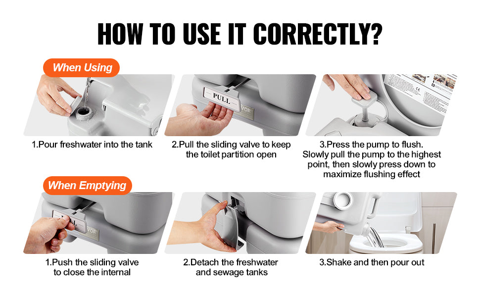 Portable Toilet for Camping Porta Potty